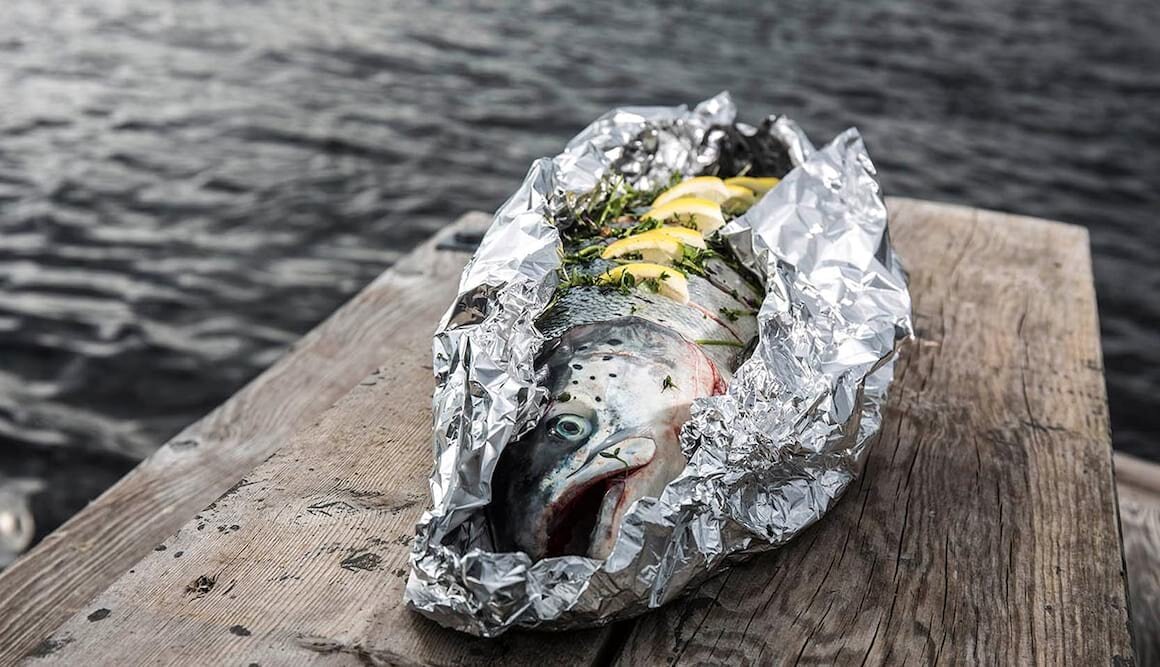 Lachs am Stück grillen
