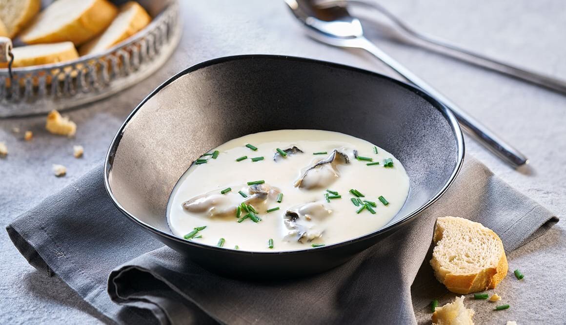 Austern à la crème