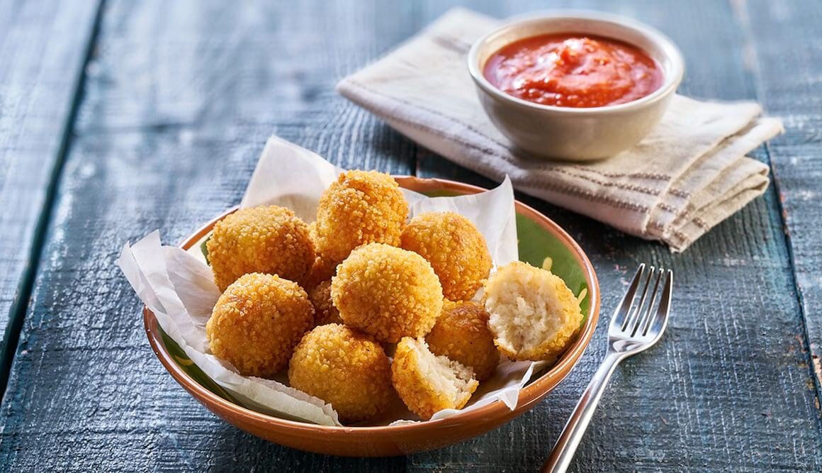 Klößchen vom Leng mit feuriger Salsa