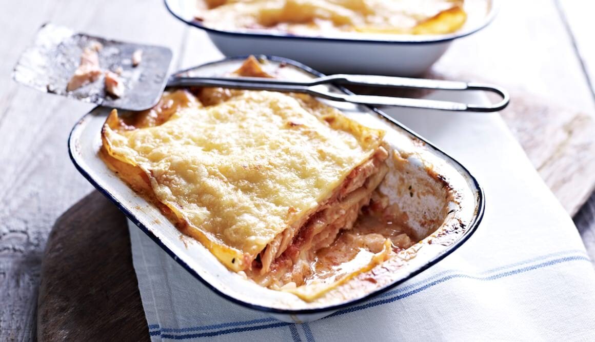 Lasagne mit Lachs