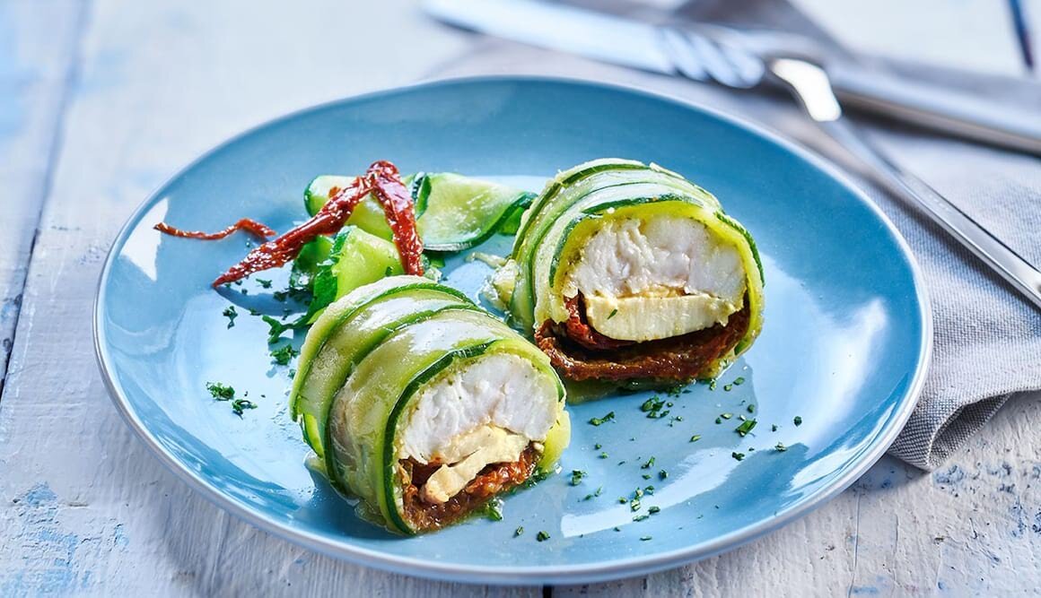 Lumbfilet im Zucchinimantel