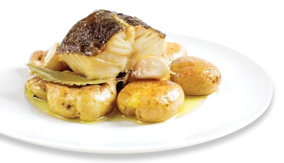 Bacalao nach Kelter-Art mit Kartoffeln und Knoblauch