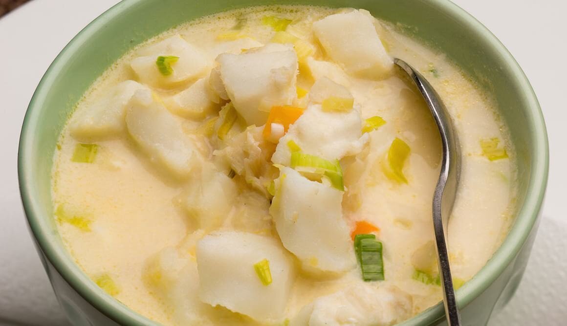 Siv Hildes einzigartige Fischsuppe mit Skrei