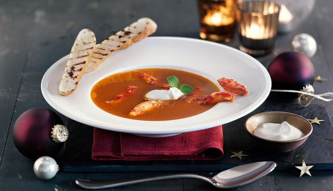 Bisque vom Taschenkrebs