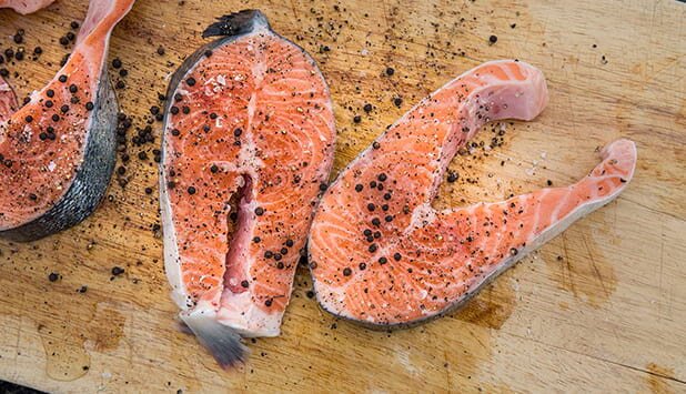 Lachssteaks für Helden