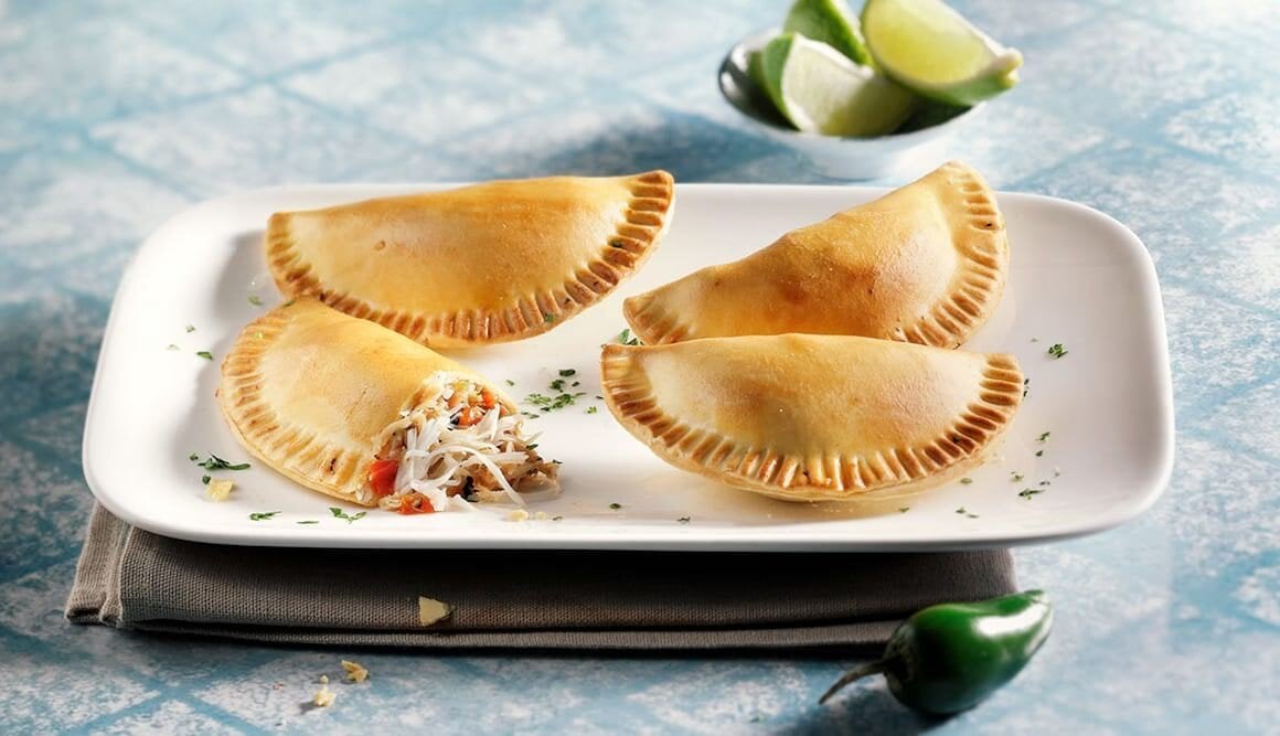 Taschenkrebs-Empanadas mit Chili