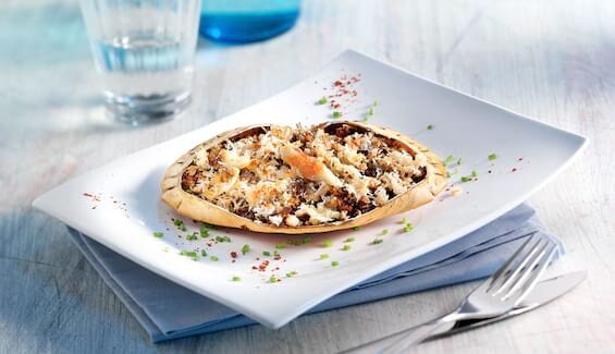 Gratinierte Taschenkrebse