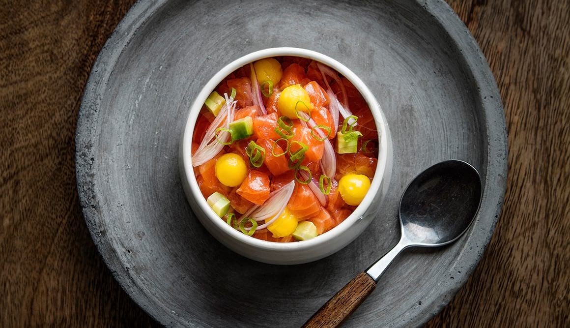 Ceviche mit norwegischem Lachs