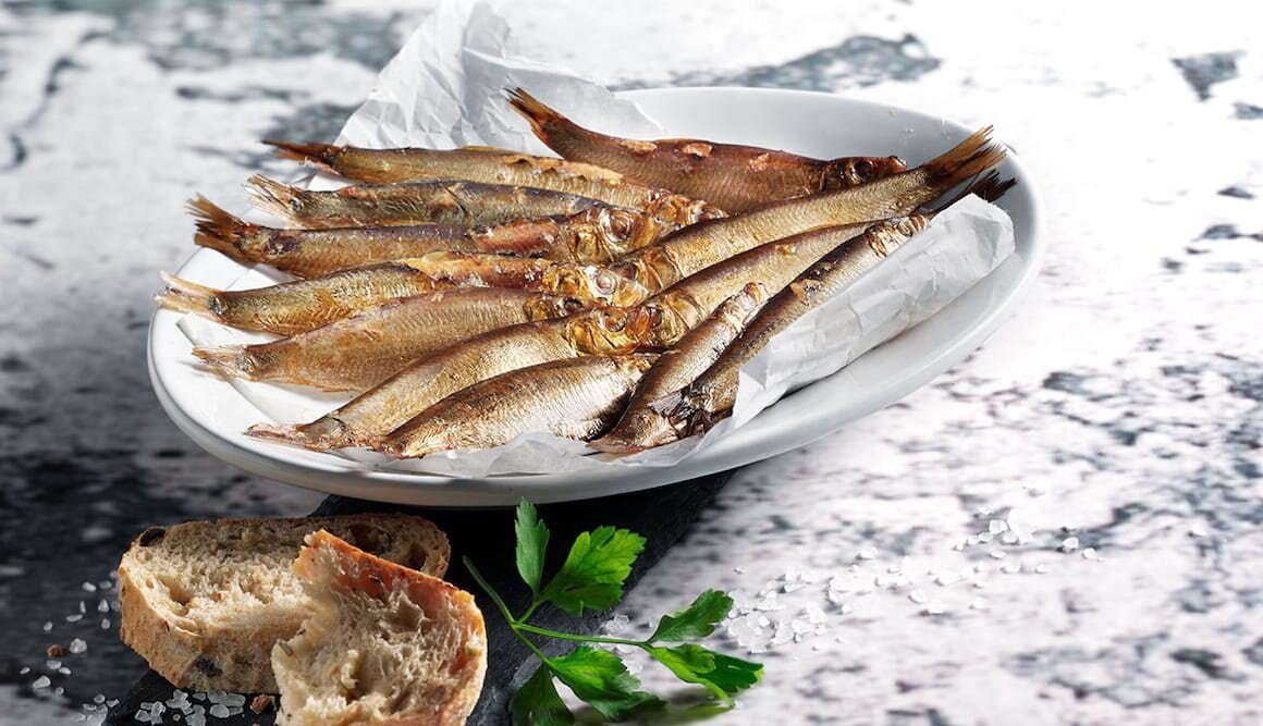 Hausgeräucherte Sprotten