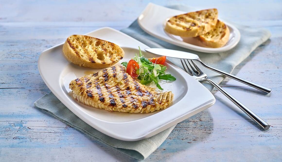 Marinierter Rochen vom Grill