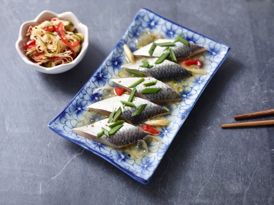 Hering in feiner Thai-Marinade