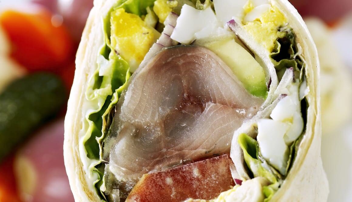 Matjes-Muchacho, Hering in einem norwegischen Wrap
