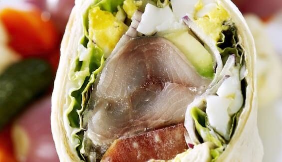 Matjes-Muchacho, Hering in einem norwegischen Wrap