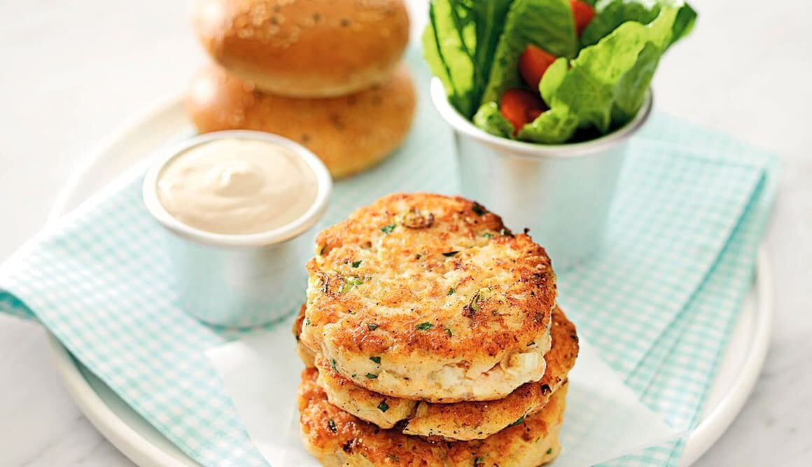 Burger mit Skreifilet