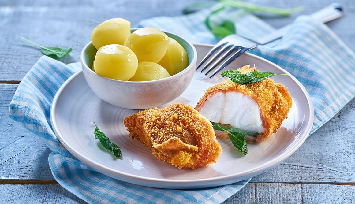 Saltimbocca vom Steinbutt