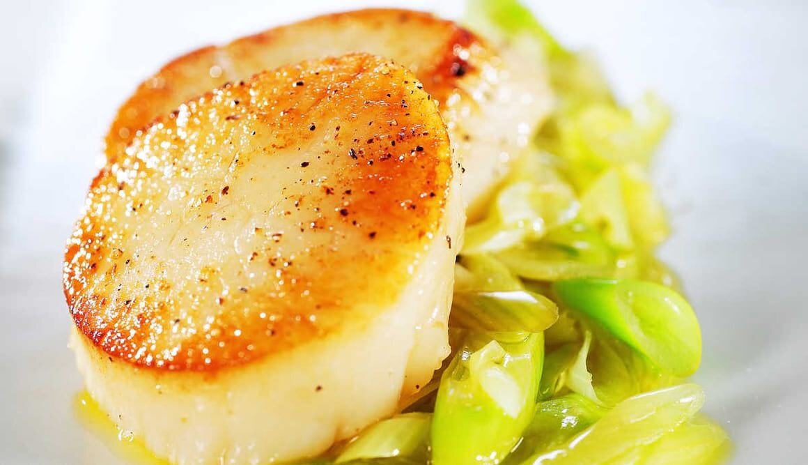 Jakobsmuscheln mit Zitrone und Ingwer