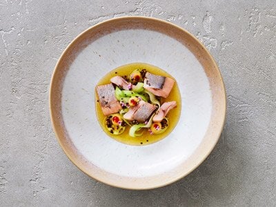 Hering mit Scoville Fett und Rapssaat